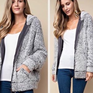 Faux Fur Fluffy Hoodie